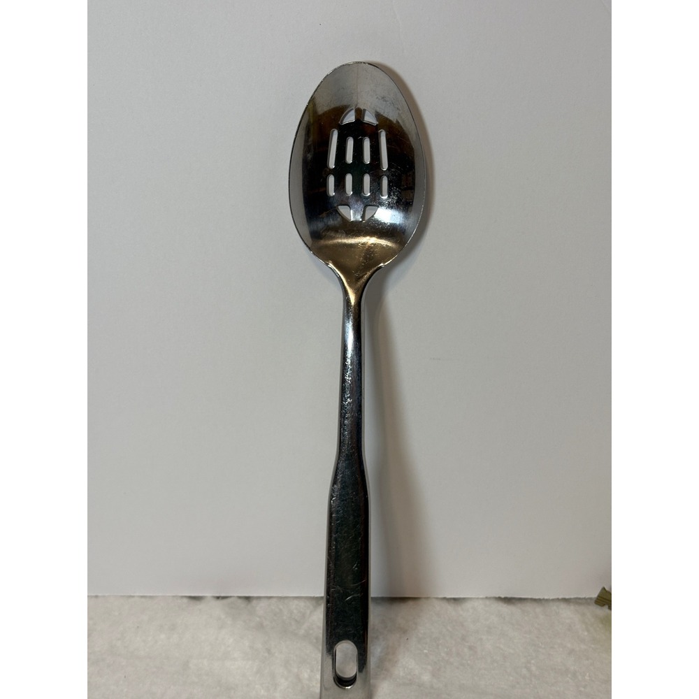 EKCO Stainless Steel Slotted Spoon 11.5 Inch Kitchen Utensil Serving Tool